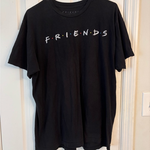 FRIENDS Black Tee with Iconic Logo - Picture 1 of 3